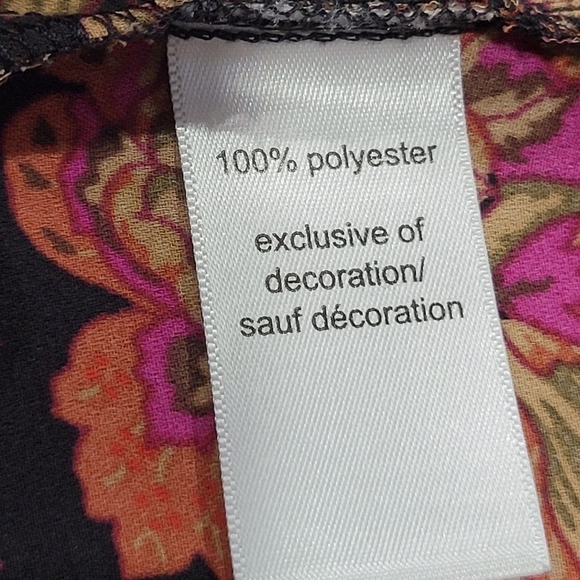 Maurices 1X Floral Long Sleeve Tunic - Picture 6 of 7